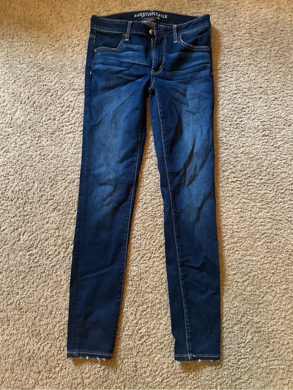 American Eagle Outfitters Dark Indigo Skinny Jeans